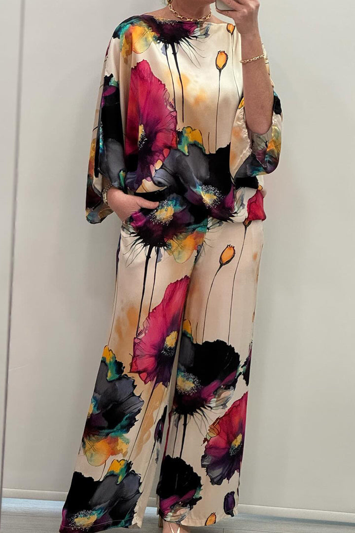 RILEY | ELEGANTES LOUNGE-SET MIT AUFDRUCK