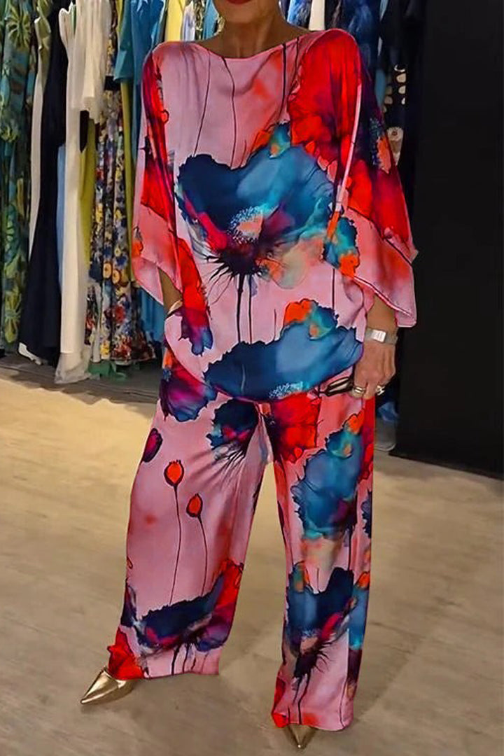 RILEY | ELEGANTES LOUNGE-SET MIT AUFDRUCK