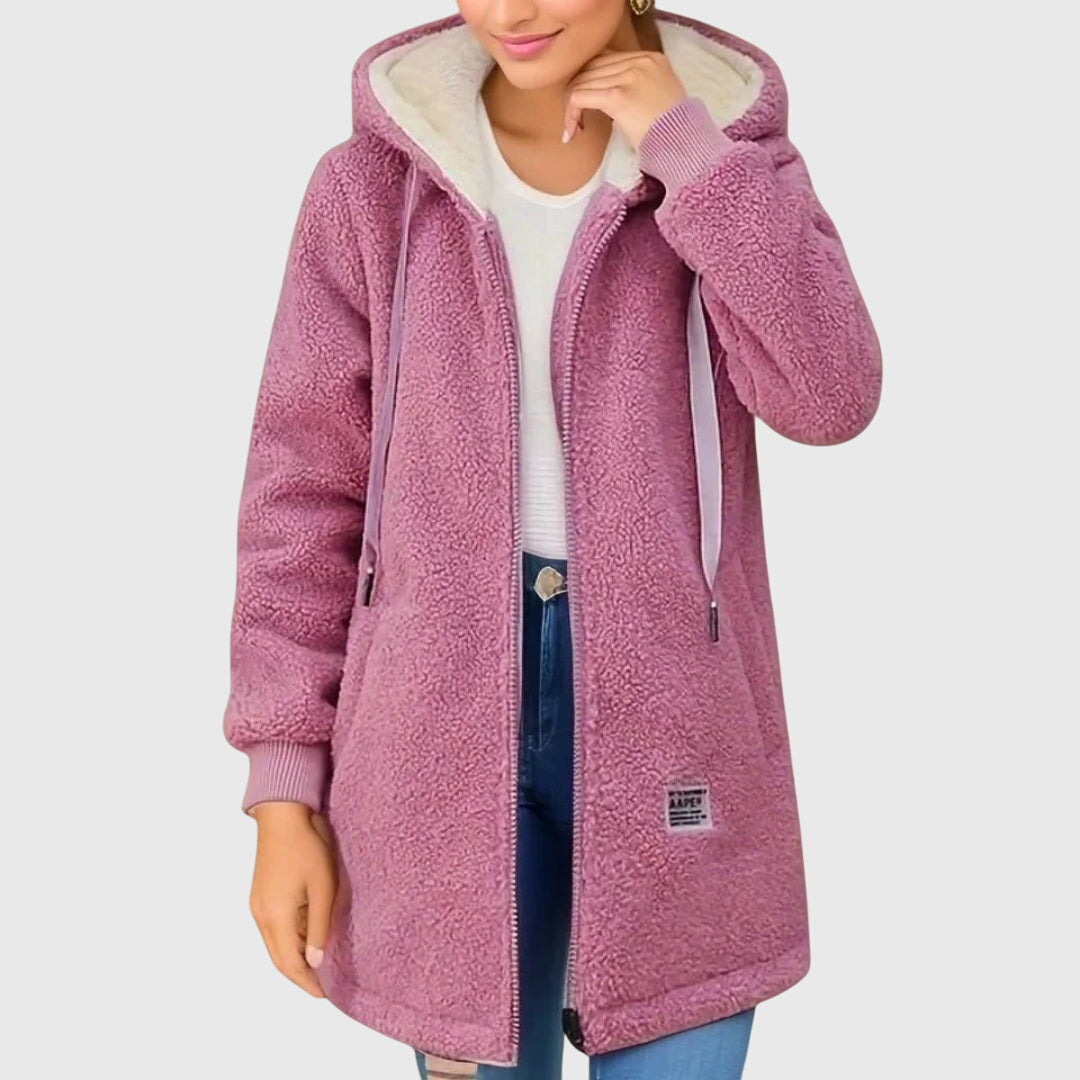 Glistra™ - Damen Teddyfleece Jacke – Bequem und Stilvoll