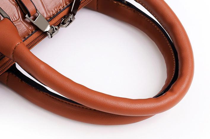 Palmer – Krokodillederoptik-Handtaschenset, 4-teilig