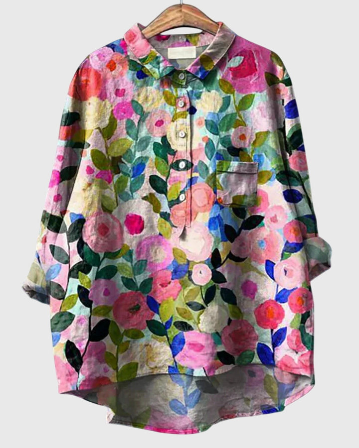 Valeria | Bluse mit Blumenmuster