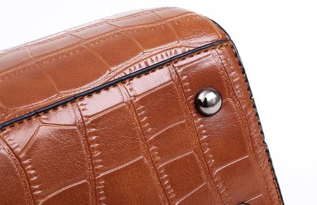 Palmer – Krokodillederoptik-Handtaschenset, 4-teilig