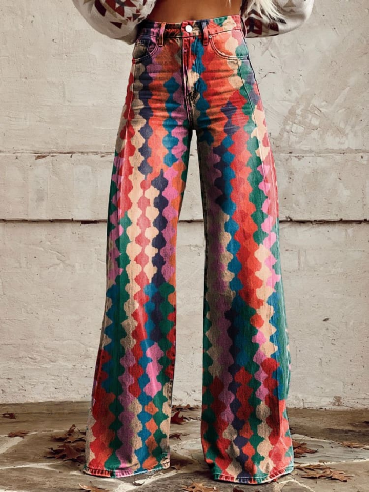 AMÉLIE | ELEGANTE UND BEQUEME WEITE HOSEN IM BOHO-STIL