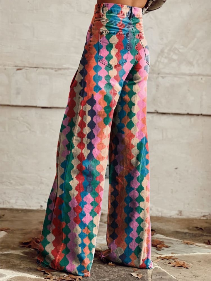 AMÉLIE | ELEGANTE UND BEQUEME WEITE HOSEN IM BOHO-STIL