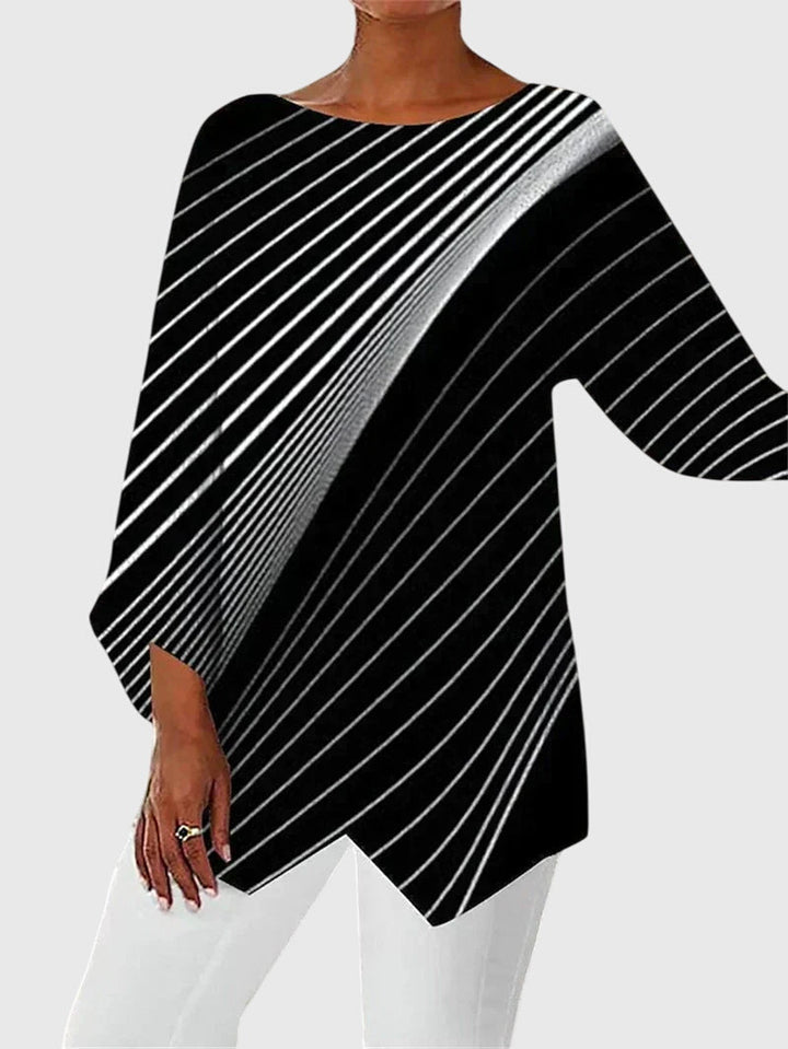 Alayah | Bluse mit Rundhalsausschnitt