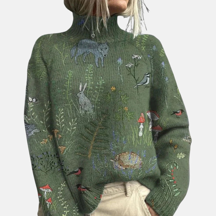Aimelie | Elegancki Sweter z Golfem