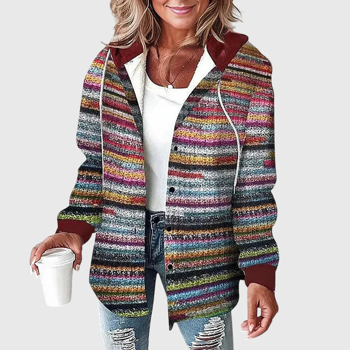 Martina™ | Damen-Mesh-Jacke mit Knöpfen