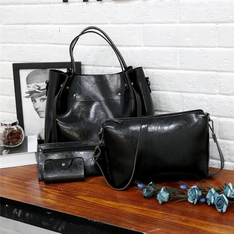 Sutton – Stilvolles Retro-Handtaschenset, 4-teilig