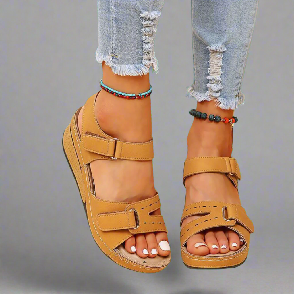 GUDULA | ELEGANTE ORTHOPÄDISCHE SANDALEN FÜR SCHMERZFREIE SOMMERTAGE