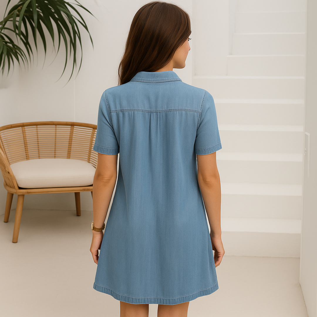 Kynava - Denim mini jurk