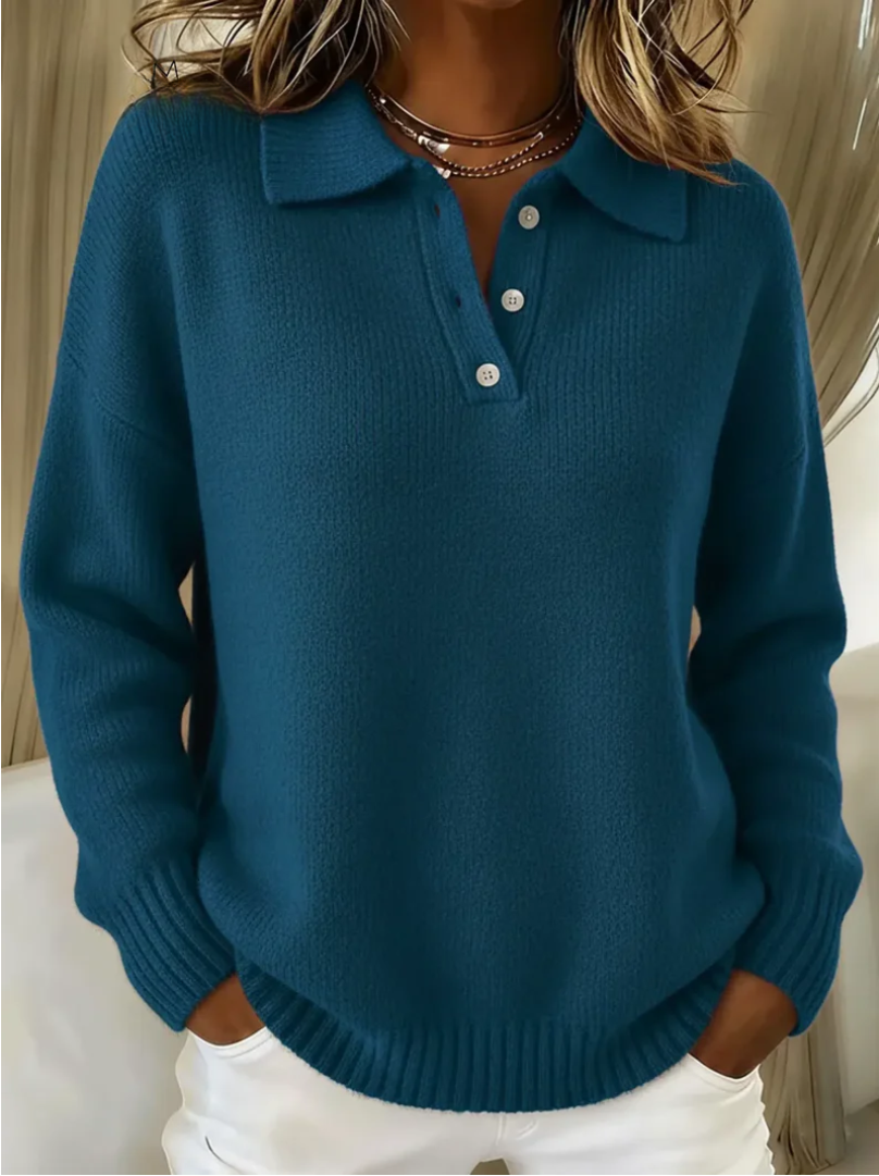 Herra – Weicher Polo-Pullover