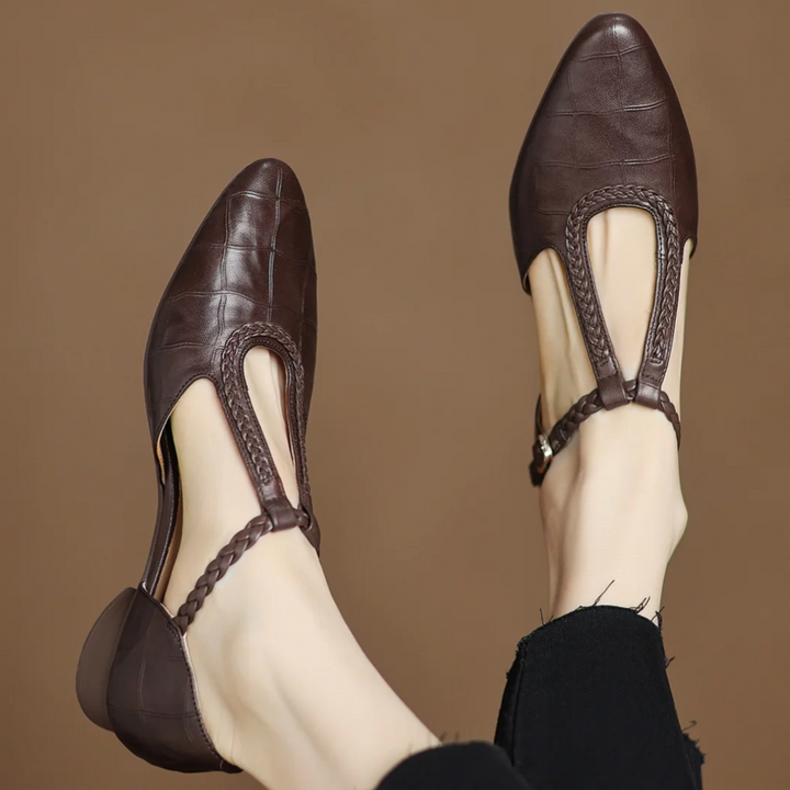 Leder Mary Janes