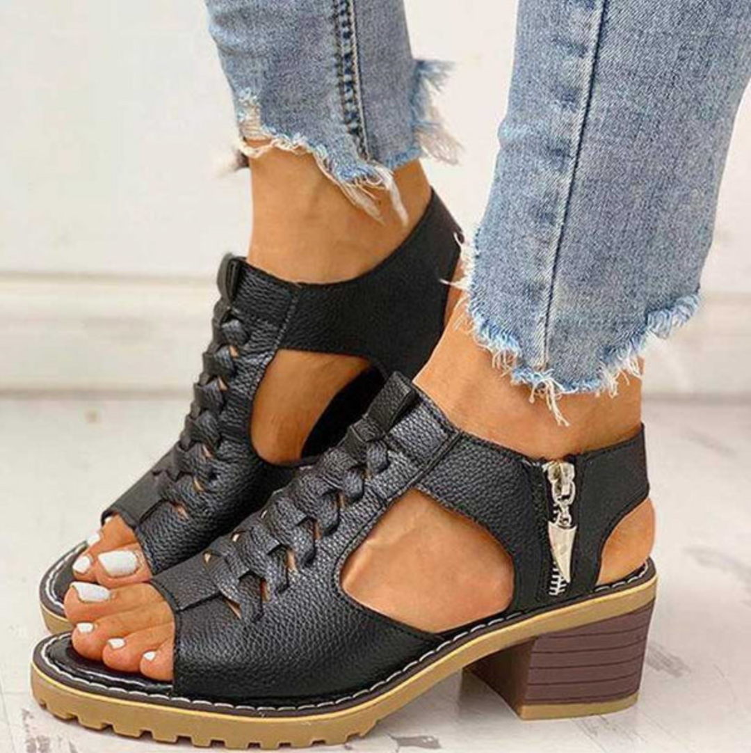 Oona | Sandalen mit Absatz