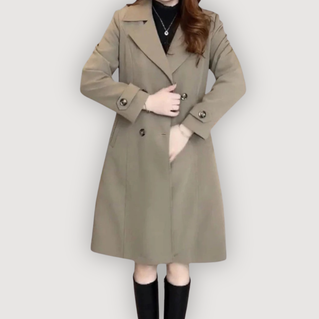 PAIGE – KLASSISCHER LANGER MANTEL