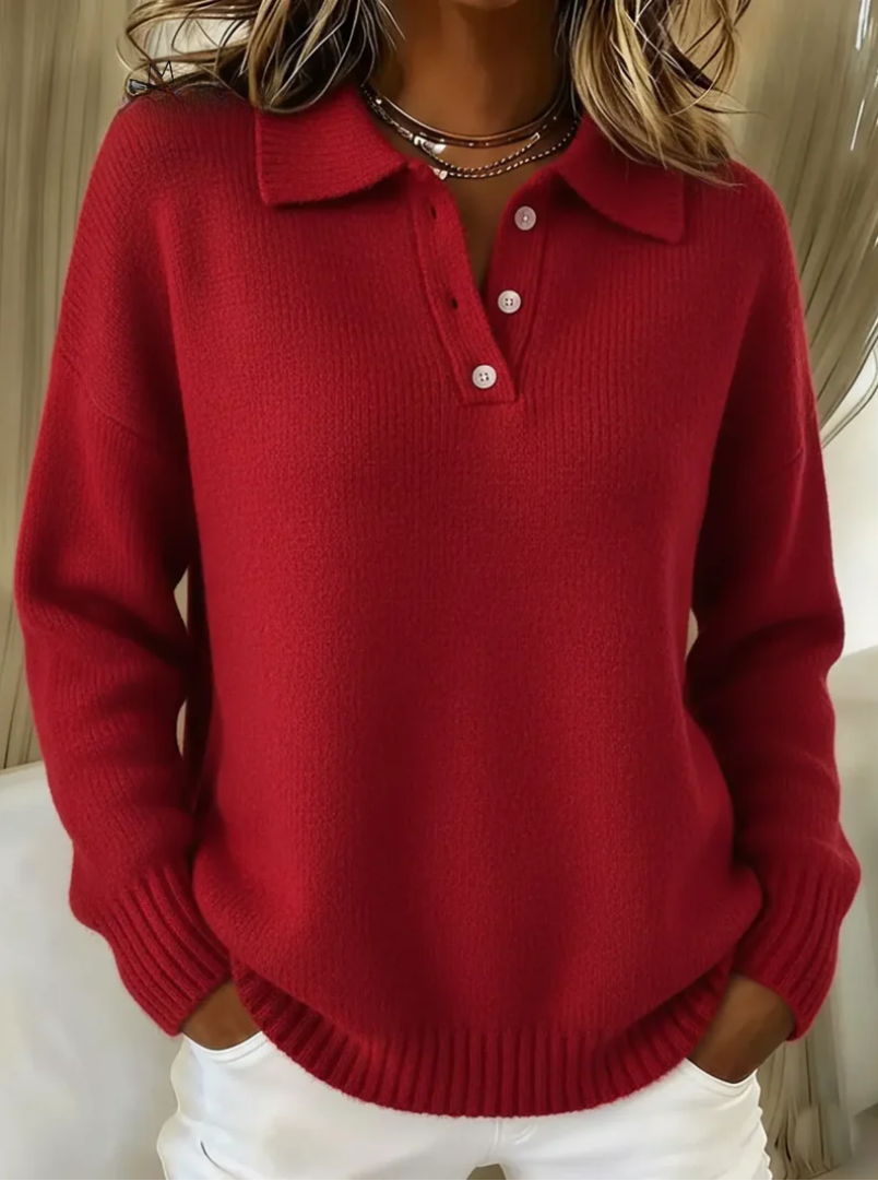 Herra – Weicher Polo-Pullover