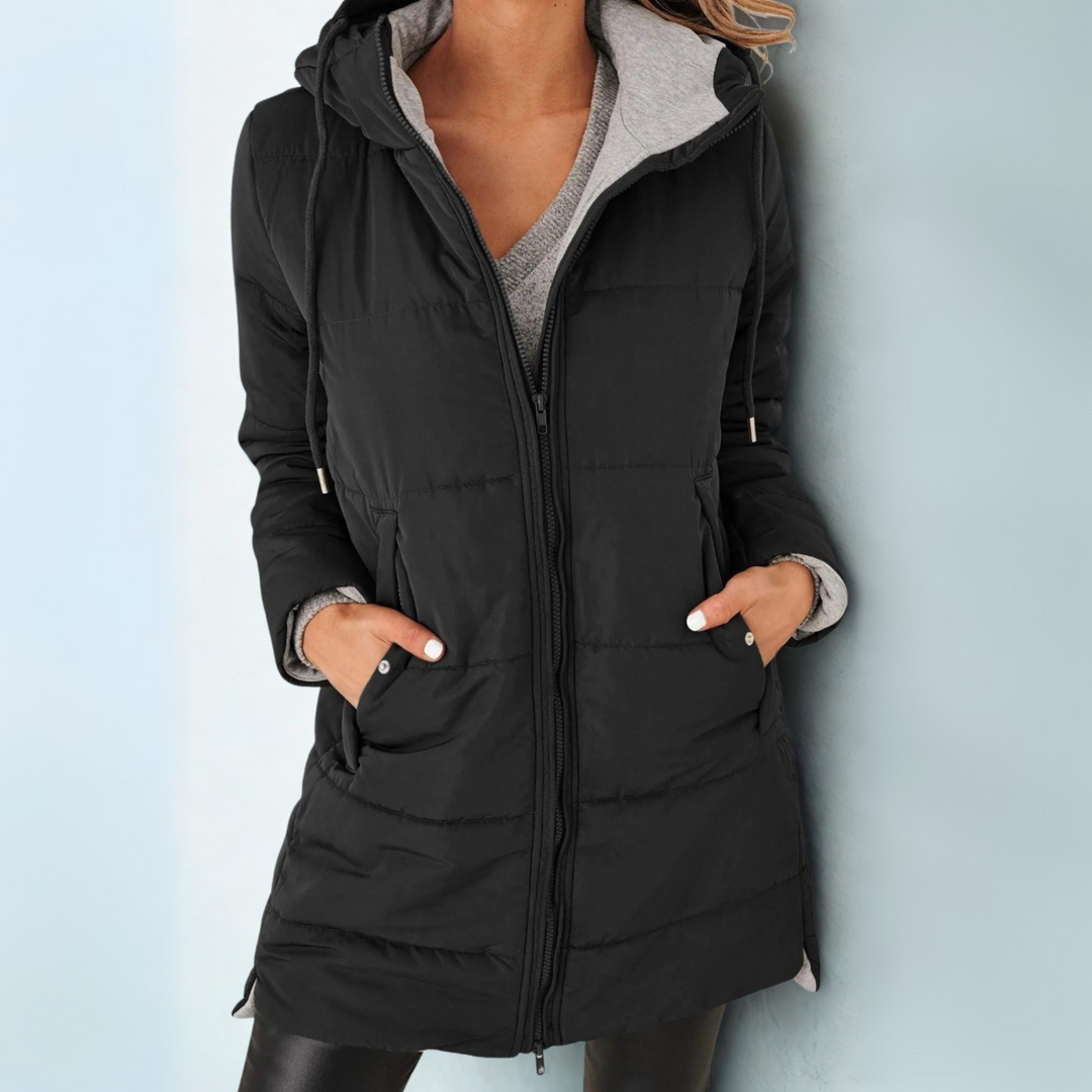 YILA™ - Lässige Daunenjacke mit Kapuze