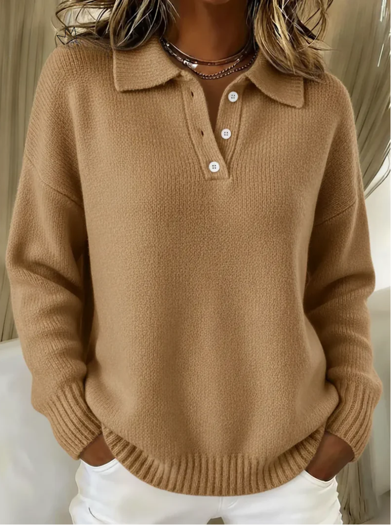 Herra – Weicher Polo-Pullover