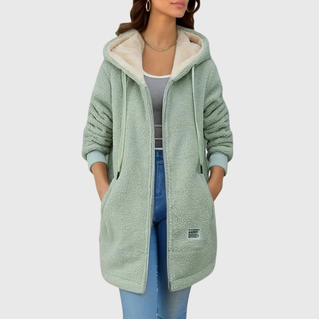 Glistra™ - Damen Teddyfleece Jacke – Bequem und Stilvoll