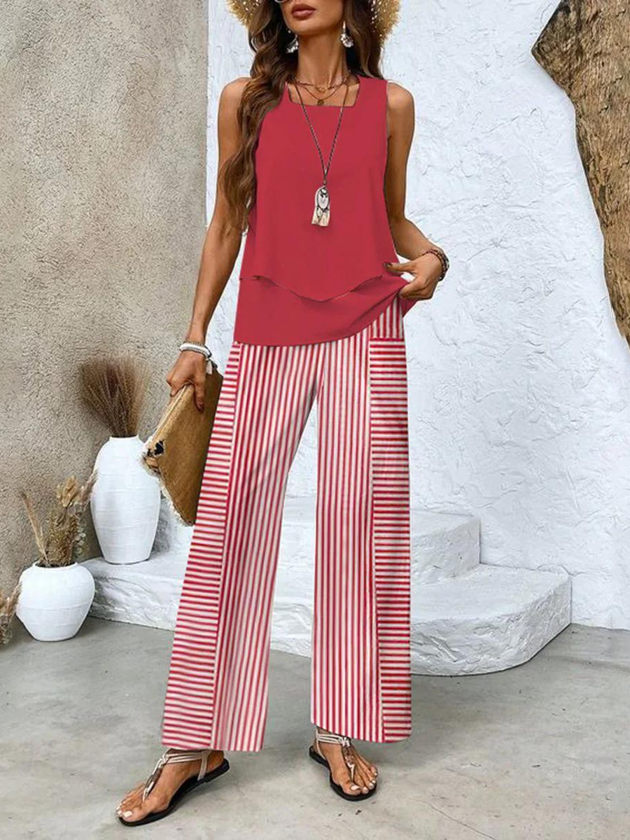 TESSA | ELEGANCKI LETNI ZESTAW CASUAL