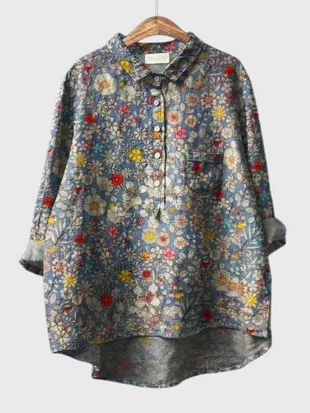 Valeria | Bluse mit Blumenmuster
