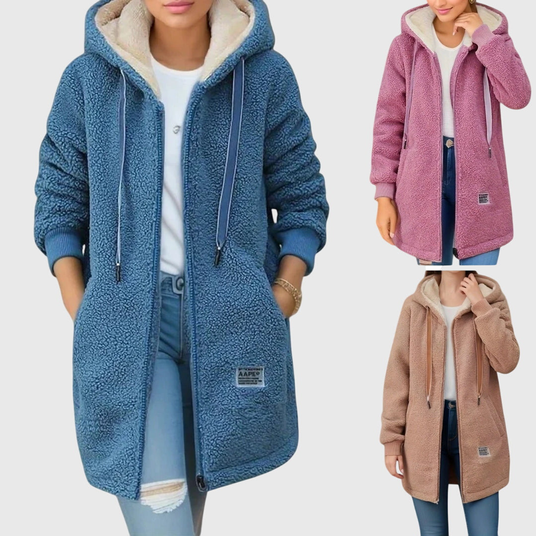Glistra™ - Damen Teddyfleece Jacke – Bequem und Stilvoll
