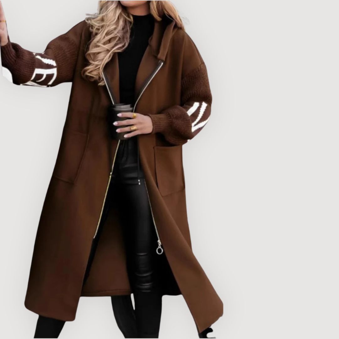 NOELLE – STYLISCHER LANGER MANTEL
