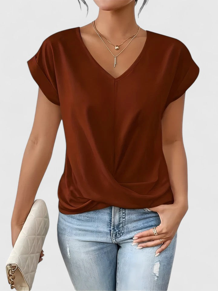 Mahrianne | Bequeme Bluse mit V-Ausschnitt