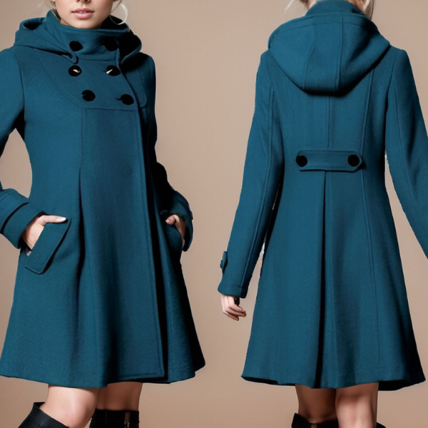 Solvara™ - Elegante Jacke mit Taschen und Kapuze