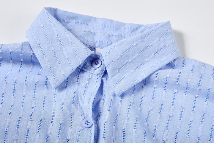 CHARLOTTE | LOUNGE-SET MIT SHIRT UND SHORTS