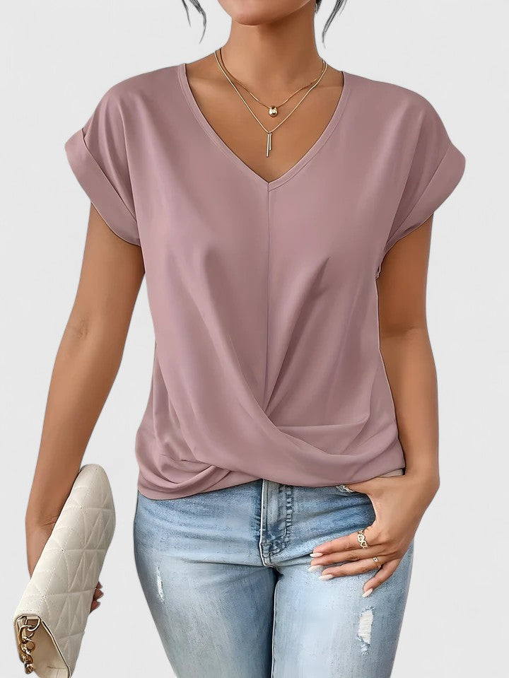 Mahrianne | Bequeme Bluse mit V-Ausschnitt