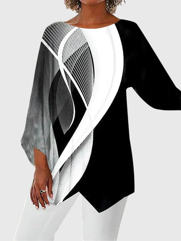 Alayah | Bluse mit Rundhalsausschnitt