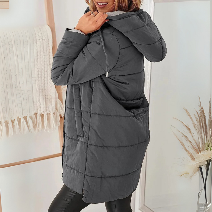 YILA™ - Lässige Daunenjacke mit Kapuze