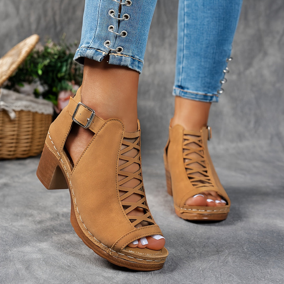 Nessa | Mesh-High-Heel-Sandalen