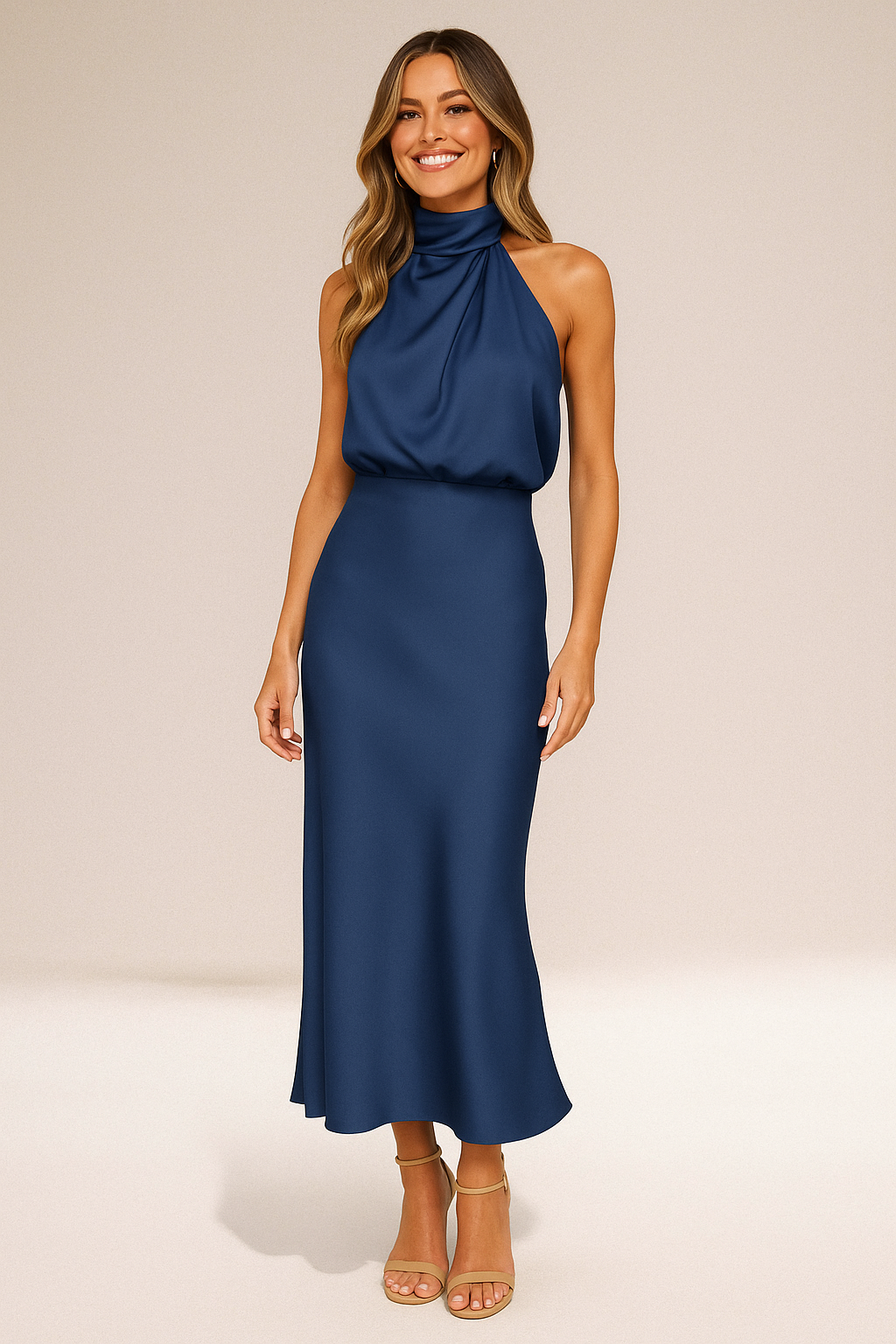 Elara™ | Glamouröses Satin-Kleid