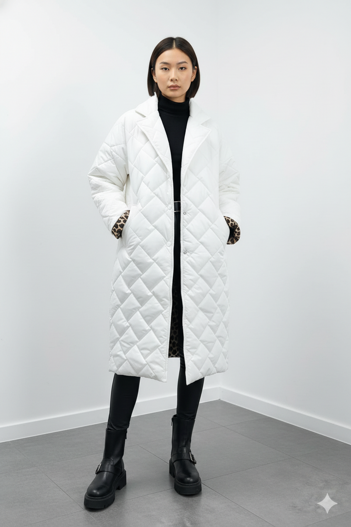 Emery™ | Stylische, mittellange Leopardenjacke