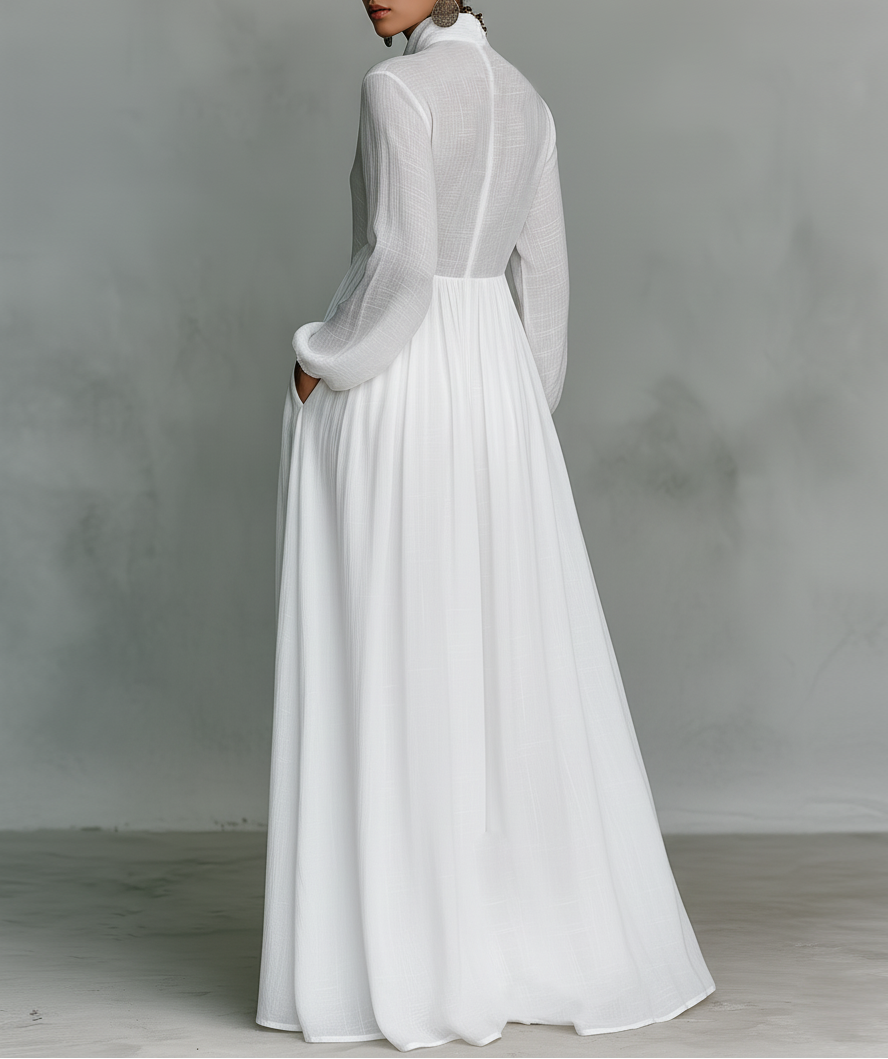 Serena | Maxikleid mit Knöpfen