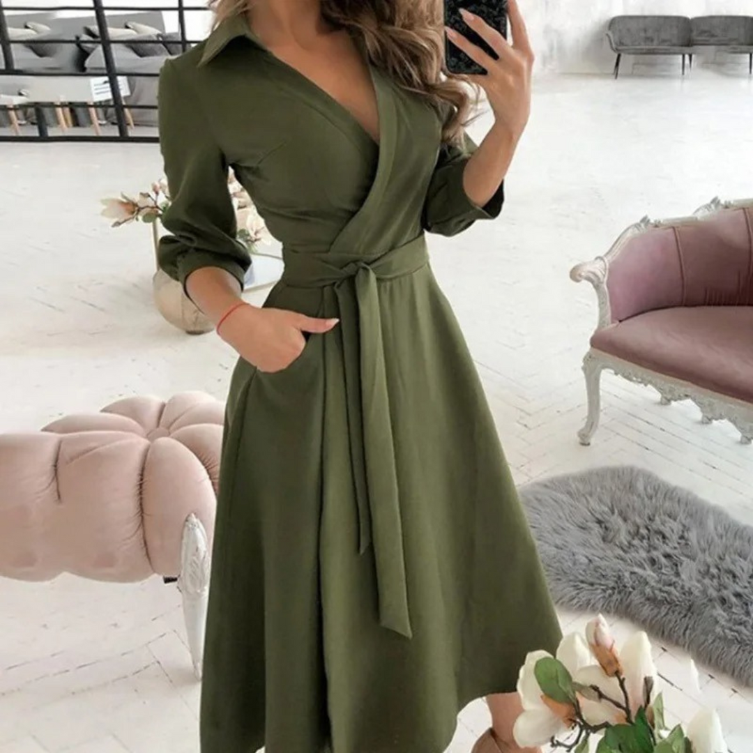 Noëlle™ | Elegante Blusenkleid