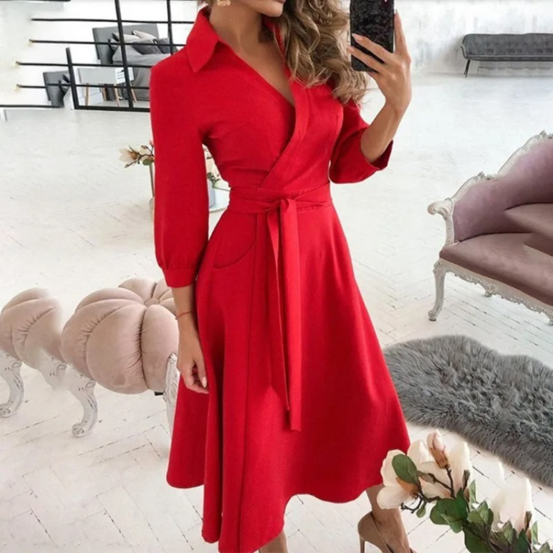 Noëlle™ | Elegante Blusenkleid