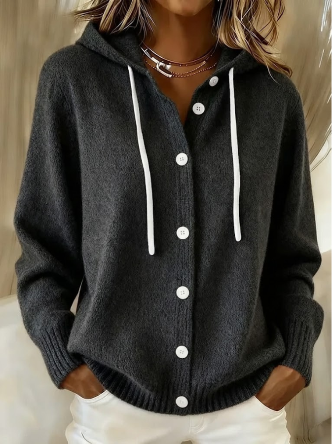 Melanie | Kuscheliger Cardigan mit Knöpfen
