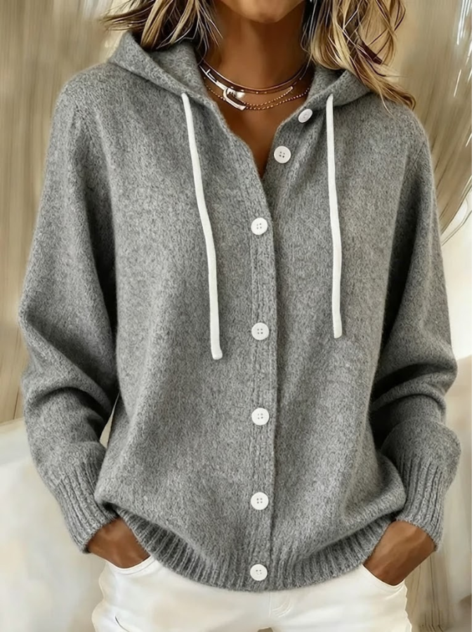 Melanie | Kuscheliger Cardigan mit Knöpfen