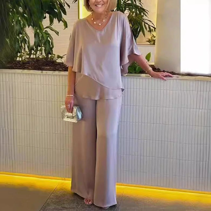 Martha - Müheloses Weites Hosenbein Set