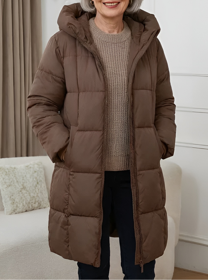 Cellie™ – Stilvolle Daunenjacke mit Kapuze für den Alltagskomfort