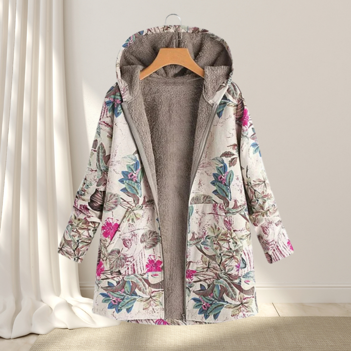 Fleural™ - Stylische Blumenfleecejacke
