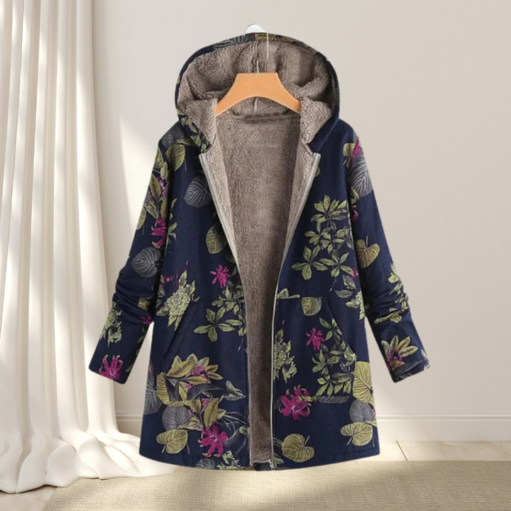 Fleural™ - Stylische Blumenfleecejacke