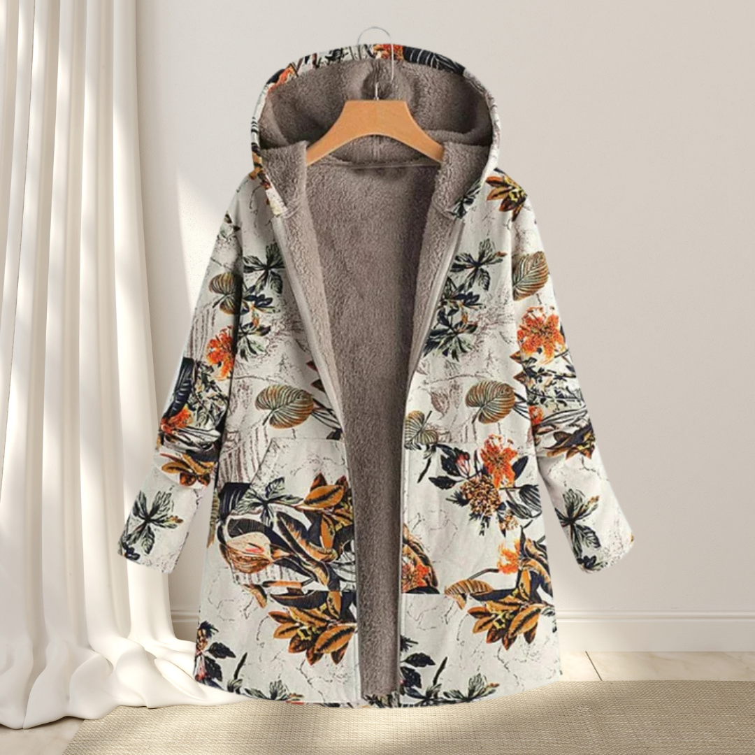 Fleural™ - Stylische Blumenfleecejacke