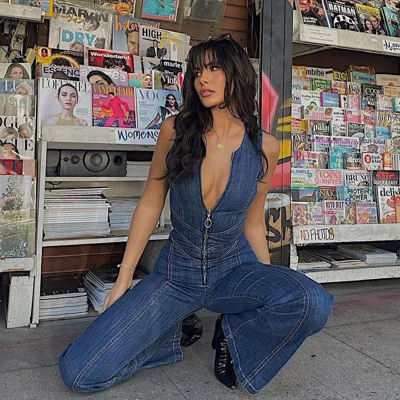 VAELA | KOMBINEZON DENIM DREAM