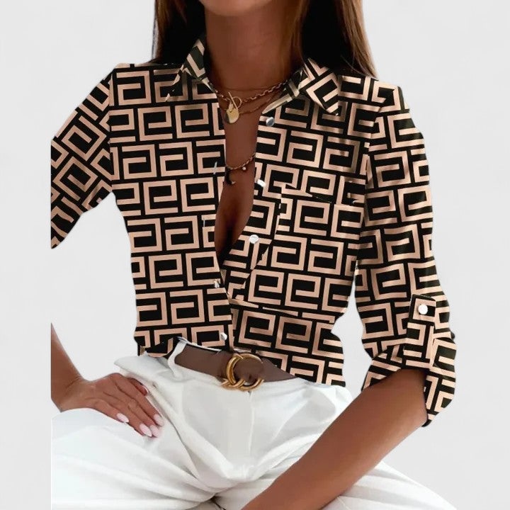 Lisette | Blouse met lange mouwen