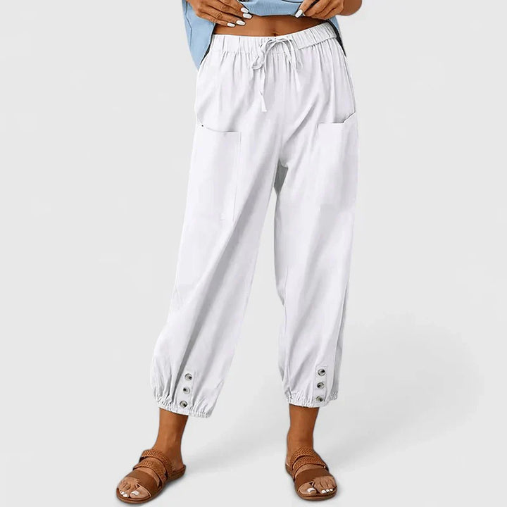 Jolie | Verfijnde Broek met Wijde Pijpen