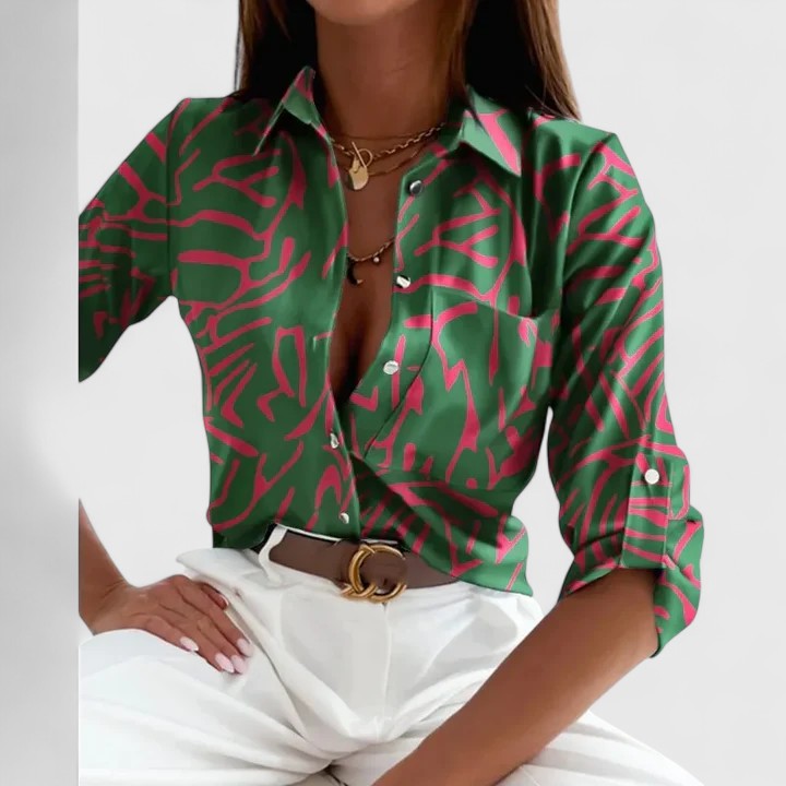 Lisette | Blouse met lange mouwen