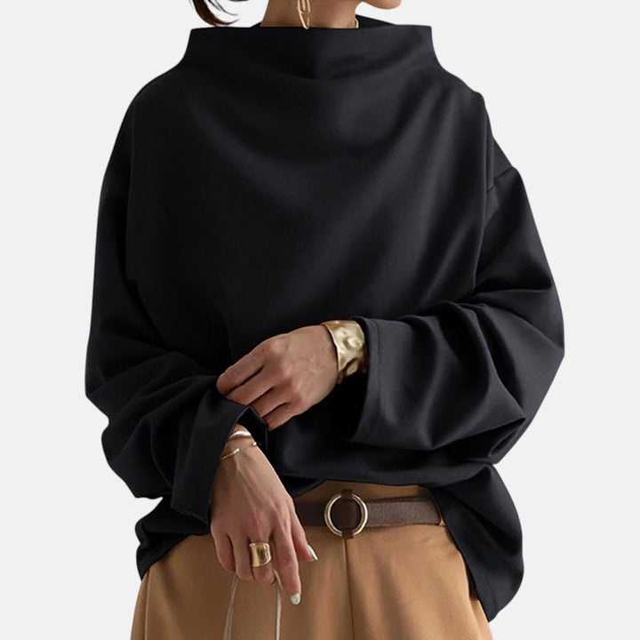 Gabriella™ | Elegancki Sweter z Wysokim Kołnierzem
